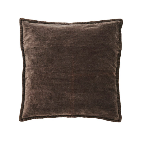 Massia coussin marron 50x50