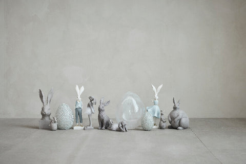 Semilla Figurine de lapin de Pâques 8,4cm. gris