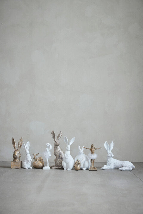 Semilla Figurine de lapin de Pâques 26,8cm. blanc