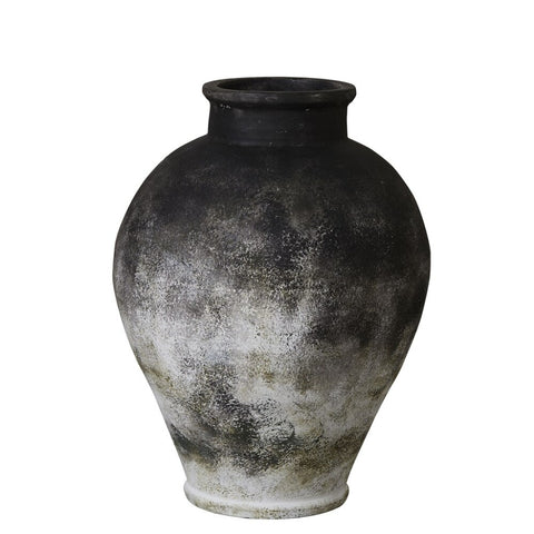 Anna vase H36,5 cm. noir antique