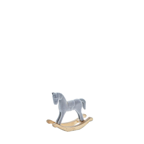 Sella cheval H5 cm. gris