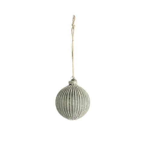 Norille boule H9 cm. gris foncé