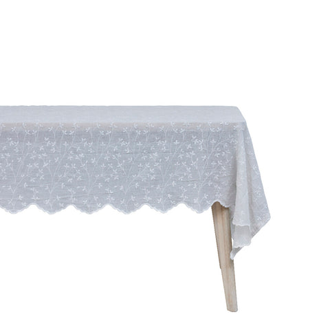 Eloise nappe 280x160 cm. blanc cassé