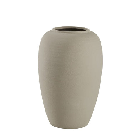 Catia vase H55 cm. gris argenté