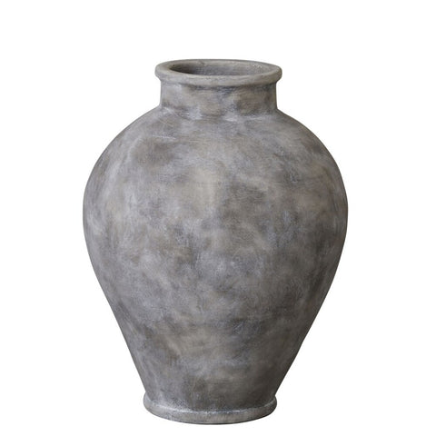 Anna vase H36,5 cm. gris antique