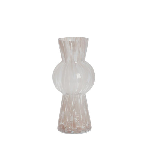 Dorelle vase H9,5 cm. vieux rose