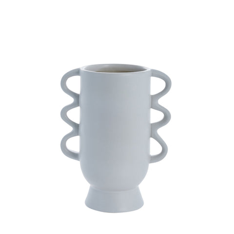 Suselle vase 20,3 cm. blanc