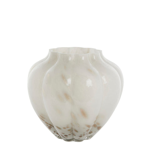 Mara vase 23cm. gris argenté