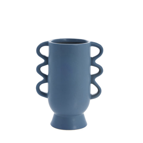 Suselle vase 20,3 cm. bleu