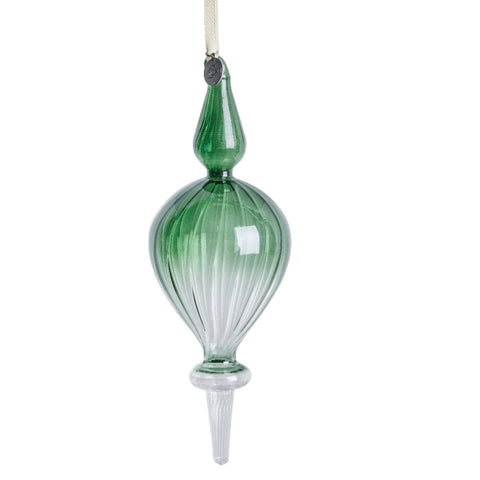 Glossia décoration vert Verre H21,5 cm