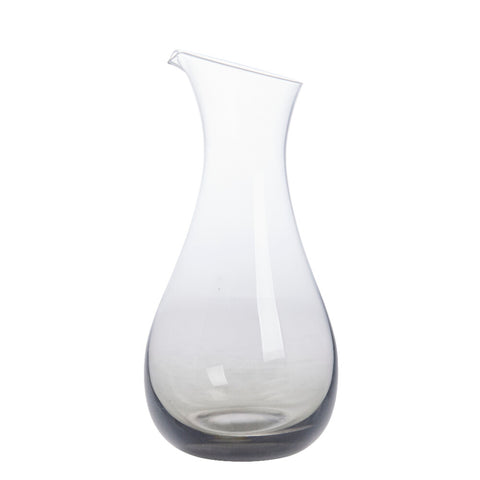 Victorinne carafe H12 cm. fumé