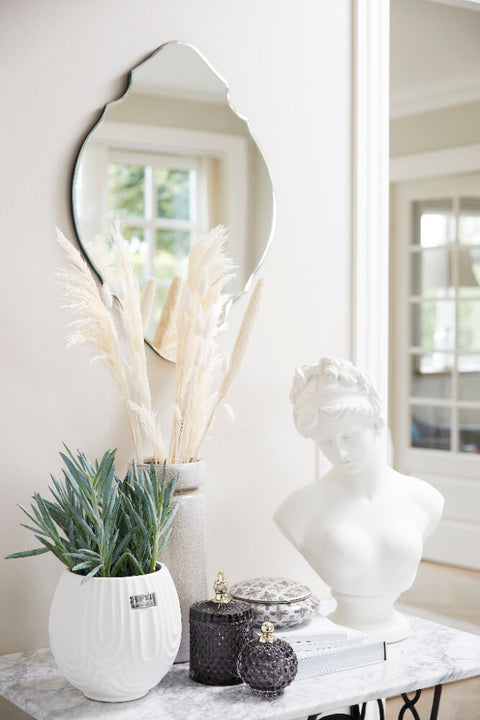 Serafina décoration H52 cm. blanc