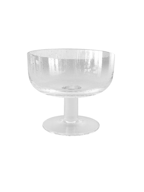 Daphne verre de glace transparent H8,7 cm