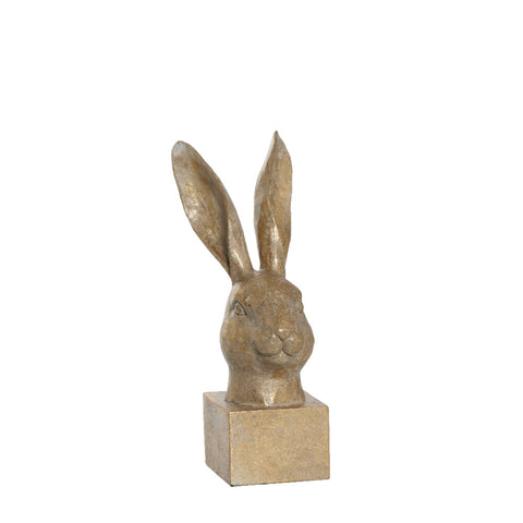 Semina Figurine de lapin de Pâques H10 cm. or clair