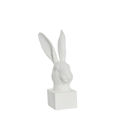 Semina Figurine de lapin de Pâques H10 cm. blanc