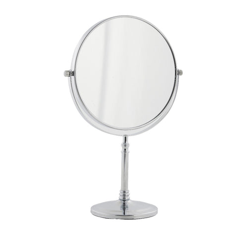 Liva miroir cosmétique argent H35 cm