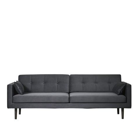 Ella sofa 220x88 cm. gris foncé