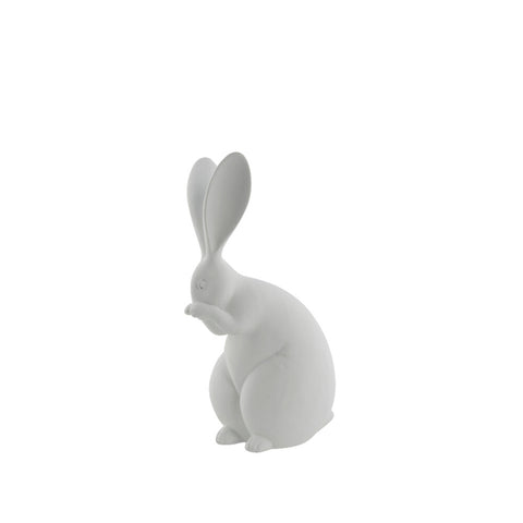 Sevelle Figurine de lapin de Pâques 28,5cm. blanc