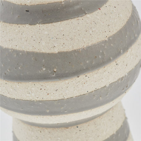 Aniella vase décorative H9 cm. gris