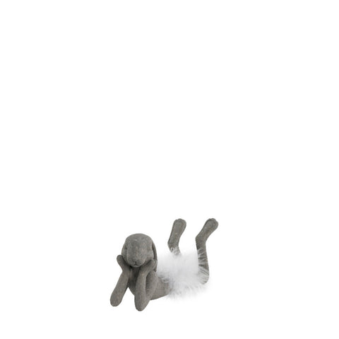 Semilla Figurine de lapin de Pâques 8,4cm. gris