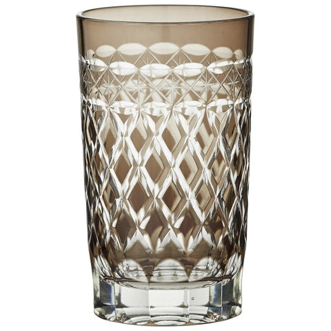 Esther verre d'eau brun gris 24 cl.