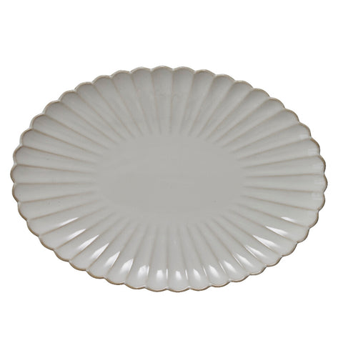 Camille plat 3,5x25,5 cm. blanc cassé