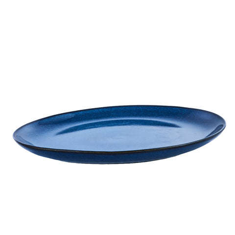 Amera assiette  29x22,5 cm. bleu