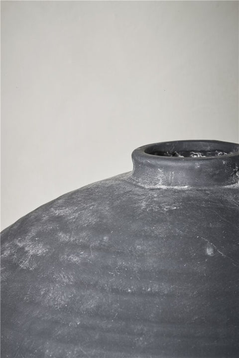 Catia vase H57 cm. noir antique