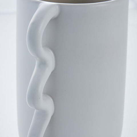 Suselle vase 20,3 cm. blanc