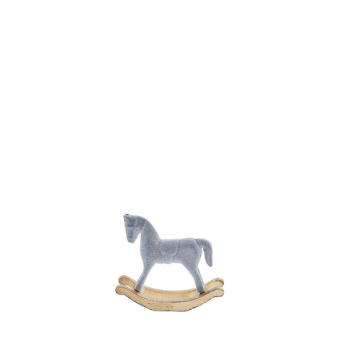 Sella cheval H5 cm. gris