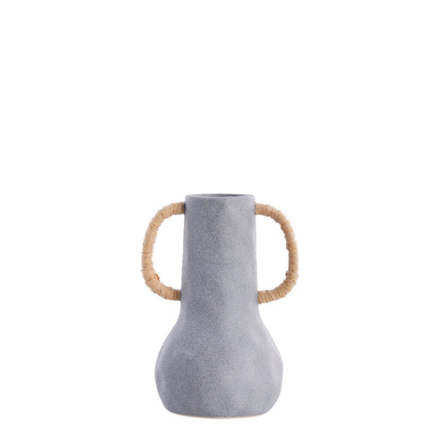 Ayelle vase H25,5 cm. gris foncé