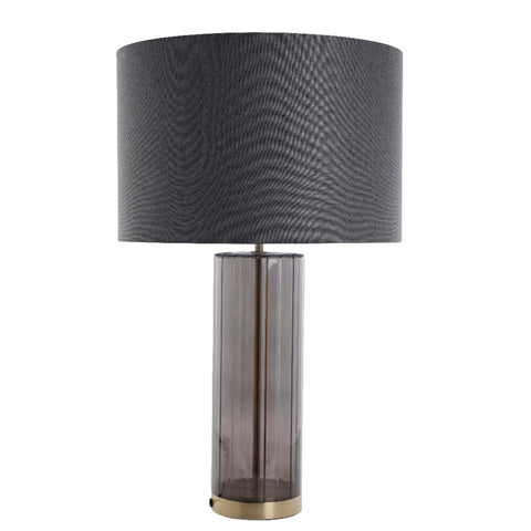 Sarille lampe de table 63,5cm. gris foncé