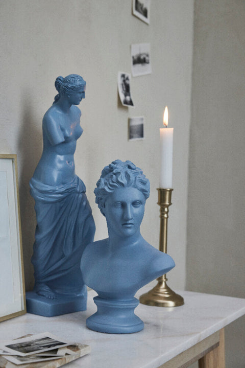 Statia décoration 30,5 cm. bleu