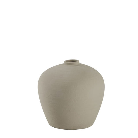 Catia vase H38 cm. gris argenté