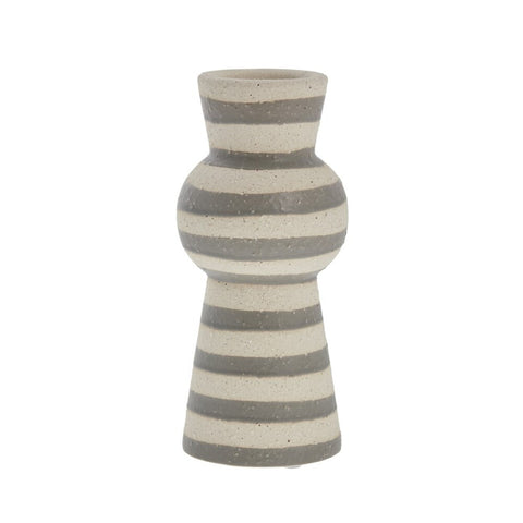 Aniella vase décorative H9 cm. gris