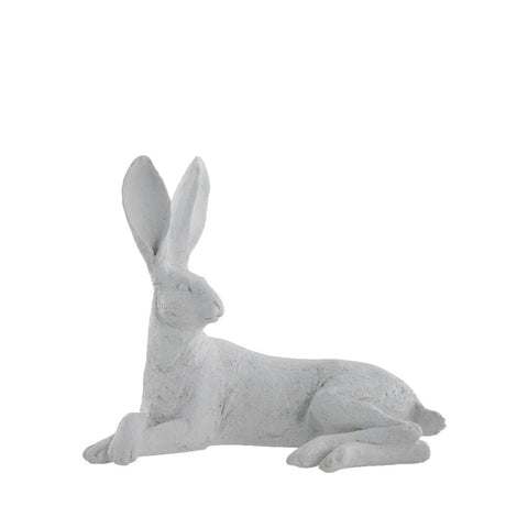 Sevonia Figurine de lapin de Pâques 29cm. blanc