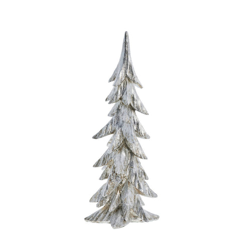 Semille sapin H44 cm. argent