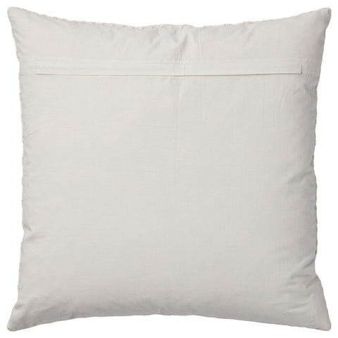 Angine coussin blanc cassé 50x50 cm.