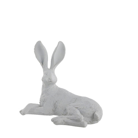 Sevonia Figurine de lapin de Pâques 29cm. blanc