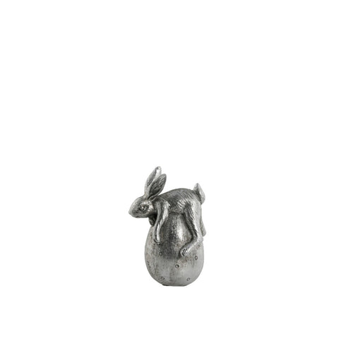 Semina Figurine de lapin de Pâques 11,5cm. argent