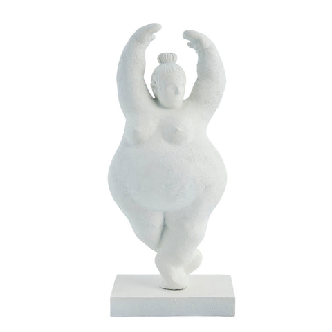 Serafina décoration H28 cm. blanc