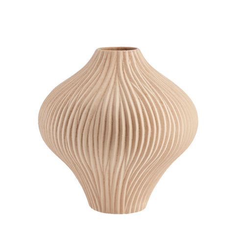 Esmia vase H34,5 cm. poudre