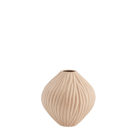 Esmia vase H21 cm. poudre