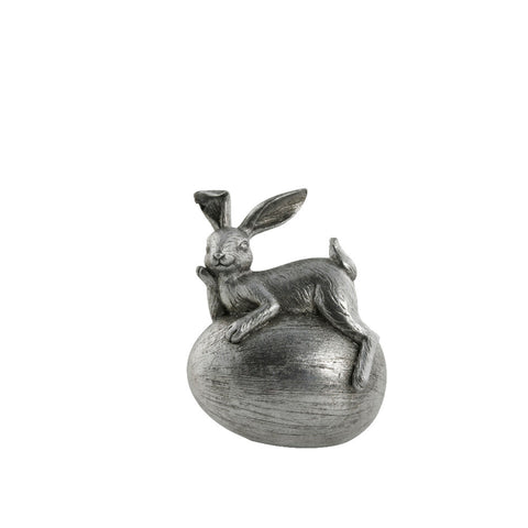 Semina Figurine de lapin de Pâques 16cm. argent