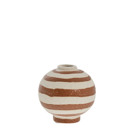 Aniella vase H11,5 cm. brun doré