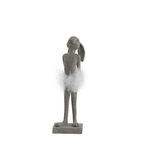Semilla Figurine de lapin de Pâques 26,8cm. gris
