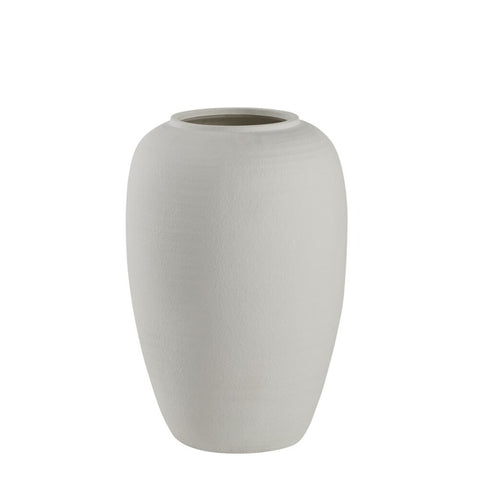 Catia vase décorative H55 cm. blanc