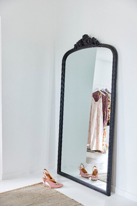 Halene miroir H180 cm. noir