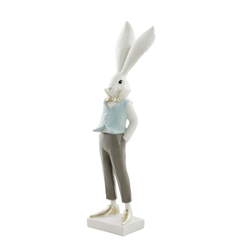 Sevia lapin décoration bleu